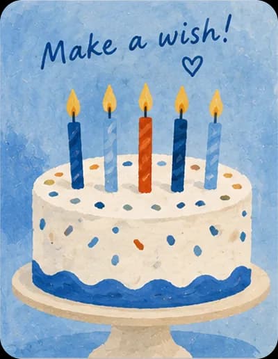 Make a wish gift card